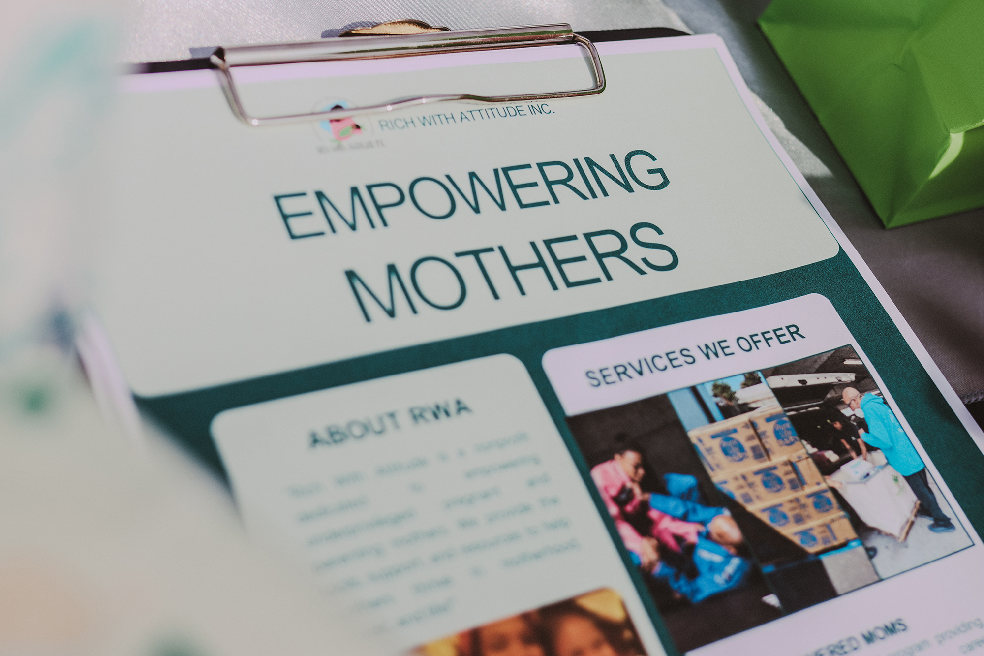 Empowering mothers flyer information